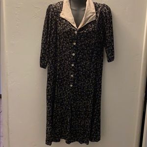 Dresses - Vintage Button Up Black Dress Dresses - Vintage Button Up Black Dress